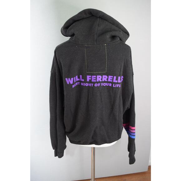 Aviator Nation Hoodie Mens Medium Full Zip Will Ferrell Best Night of Your Life - Picture 2 of 6